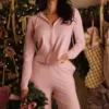 Regina Pink Cashmere Travel Set