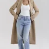 Remi Camel Single Breasted Long Coat Remi Camel Single Breasted Long Coat