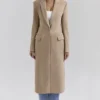 Remi Camel Single Breasted Long Coat Remi Camel Single Breasted Long Coat