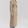 Remi Camel Single Breasted Long Coat Remi Camel Single Breasted Long Coat