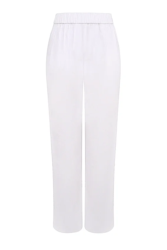 Reno White Relaxed Fit Trousers Reno White Relaxed Fit Trousers