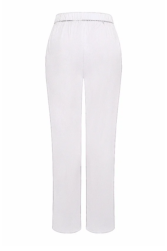 Reno White Relaxed Fit Trousers Reno White Relaxed Fit Trousers