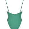 Rhodes Eucalyptus Plunge One Piece Swimsuit Rhodes Eucalyptus Plunge One Piece Swimsuit