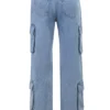 Ria Blue Washed Utility Jeans