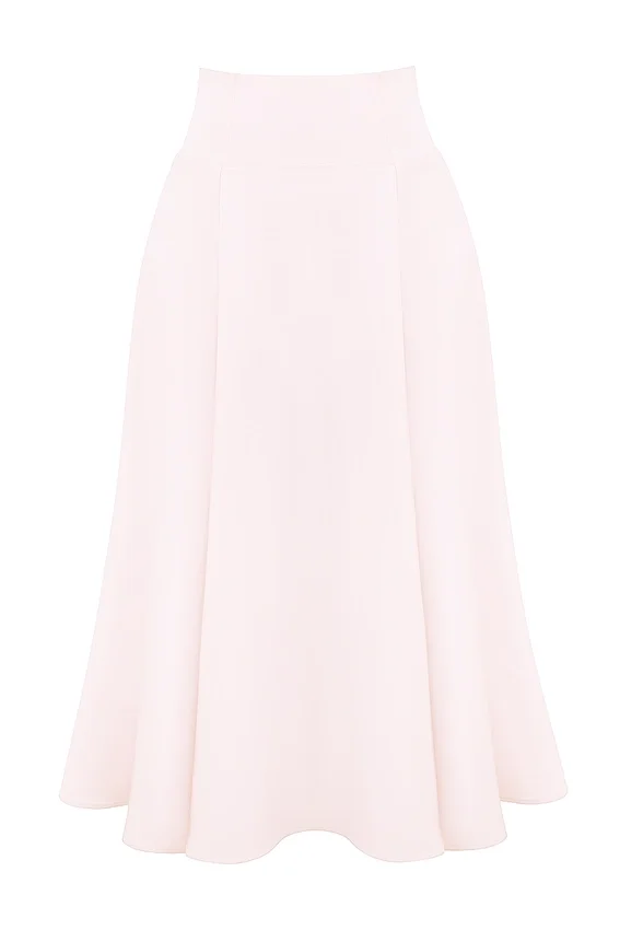 Rita Ballerina Pink A-Line Midi Skirt Rita Ballerina Pink A-Line Midi Skirt