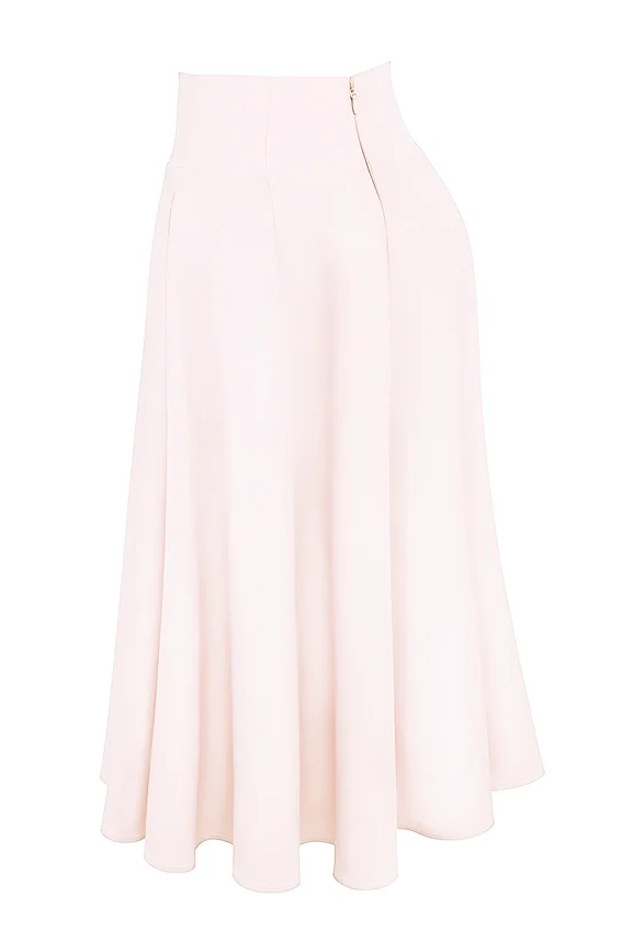 Rita Ballerina Pink A-Line Midi Skirt Rita Ballerina Pink A-Line Midi Skirt