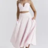 Rita Ballerina Pink A-Line Midi Skirt Rita Ballerina Pink A-Line Midi Skirt