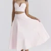 Rita Ballerina Pink A-Line Midi Skirt Rita Ballerina Pink A-Line Midi Skirt