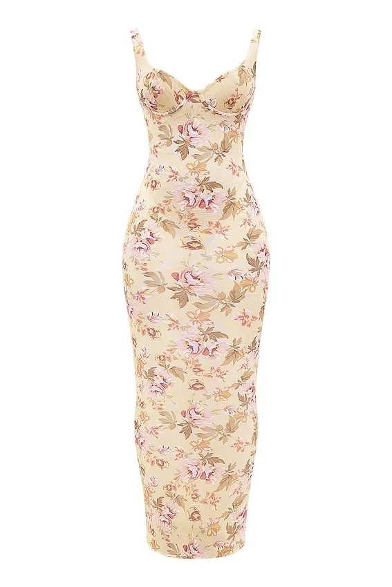 Robina Honeyflower Print Maxi Dress Robina Honeyflower Print Maxi Dress