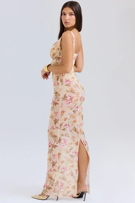 Robina Honeyflower Print Maxi Dress Robina Honeyflower Print Maxi Dress