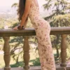 Robina Honeyflower Print Maxi Dress Robina Honeyflower Print Maxi Dress