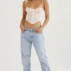 Rochelle Peony Gathered Corset Rochelle Peony Gathered Corset