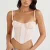 Rochelle Peony Gathered Corset Rochelle Peony Gathered Corset