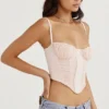 Rochelle Peony Gathered Corset Rochelle Peony Gathered Corset
