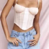 Rochelle Peony Gathered Corset Rochelle Peony Gathered Corset