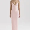 Romy Pink Mesh Bodycon Maxi Dress Romy Pink Mesh Bodycon Maxi Dress