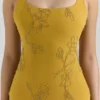 Rosalia Gold Embellished Hand Beaded Maxi Dress Rosalia Gold Embellished Hand Beaded Maxi Dress