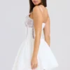 Rosaria White Cotton Corset Mini Dress Rosaria White Cotton Corset Mini Dress