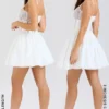 Rosaria White Cotton Corset Mini Dress Rosaria White Cotton Corset Mini Dress