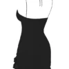 Rossella Black Ruffle Mini Dress Rossella Black Ruffle Mini Dress