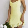 Rossella Buttercup Ruffle Mini Dress Rossella Buttercup Ruffle Mini Dress