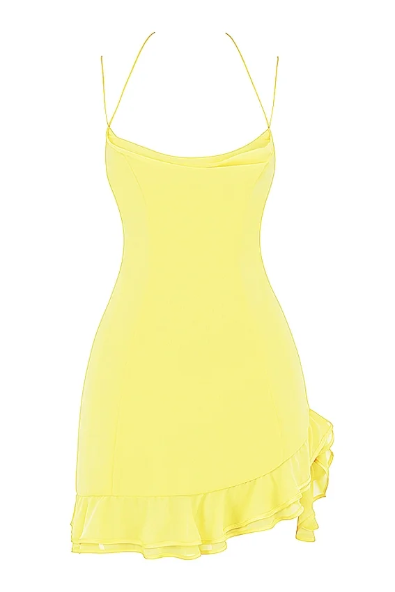 Rossella Buttercup Ruffle Mini Dress Rossella Buttercup Ruffle Mini Dress