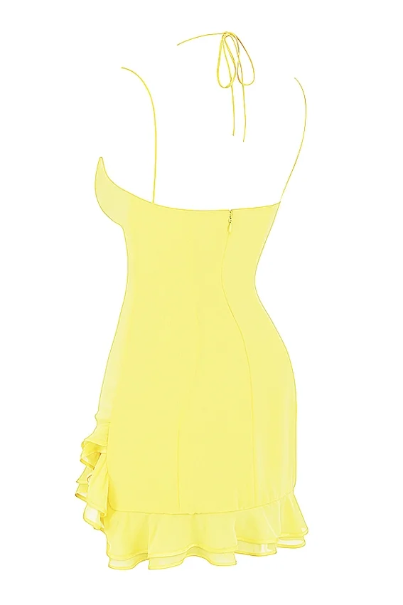 Rossella Buttercup Ruffle Mini Dress Rossella Buttercup Ruffle Mini Dress