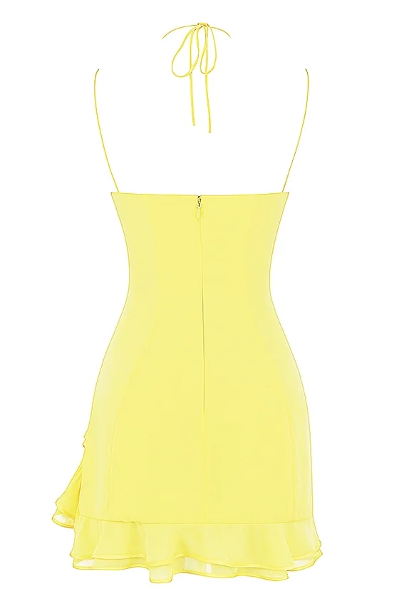 Rossella Buttercup Ruffle Mini Dress Rossella Buttercup Ruffle Mini Dress