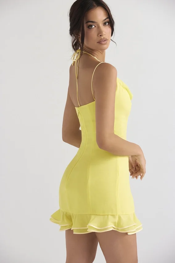 Rossella Buttercup Ruffle Mini Dress Rossella Buttercup Ruffle Mini Dress