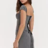 Rowena Grey Lace Back Corset Rowena Grey Lace Back Corset