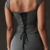 Rowena Grey Lace Back Corset Rowena Grey Lace Back Corset