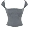 Rowena Grey Lace Back Corset Rowena Grey Lace Back Corset