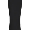 Ruby Black Satin Lace Trim Midi Skirt Ruby Black Satin Lace Trim Midi Skirt