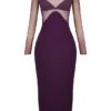 Safiya Black Grape Maxi Dress Safiya Black Grape Maxi Dress