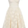 Saige Vintage Cream Floral Strapless Mini Dress Saige Vintage Cream Floral Strapless Mini Dress