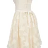 Saige Vintage Cream Floral Strapless Mini Dress Saige Vintage Cream Floral Strapless Mini Dress