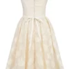 Saige Vintage Cream Floral Strapless Mini Dress Saige Vintage Cream Floral Strapless Mini Dress