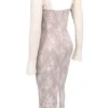 Saisha Ivory Lace Long Sleeve Midi Dress Saisha Ivory Lace Long Sleeve Midi Dress