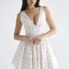 Salma Rose Print Mini Dress Salma Rose Print Mini Dress