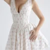 Salma Rose Print Mini Dress Salma Rose Print Mini Dress