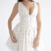 Salma Rose Print Mini Dress Salma Rose Print Mini Dress