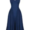 Samaria French Navy Corset Sundress