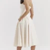 Samaria Vintage Cream Corset Sundress