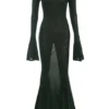 Sancha Forest Green Knit Maxi Dress Sancha Forest Green Knit Maxi Dress