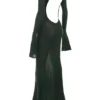 Sancha Forest Green Knit Maxi Dress Sancha Forest Green Knit Maxi Dress