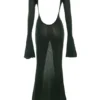 Sancha Forest Green Knit Maxi Dress Sancha Forest Green Knit Maxi Dress