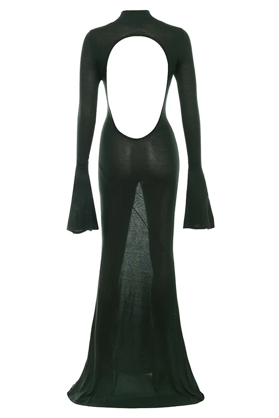 Sancha Forest Green Knit Maxi Dress Sancha Forest Green Knit Maxi Dress
