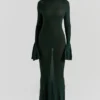 Sancha Forest Green Knit Maxi Dress Sancha Forest Green Knit Maxi Dress