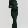 Sancha Forest Green Knit Maxi Dress Sancha Forest Green Knit Maxi Dress