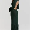 Sancha Forest Green Knit Maxi Dress Sancha Forest Green Knit Maxi Dress
